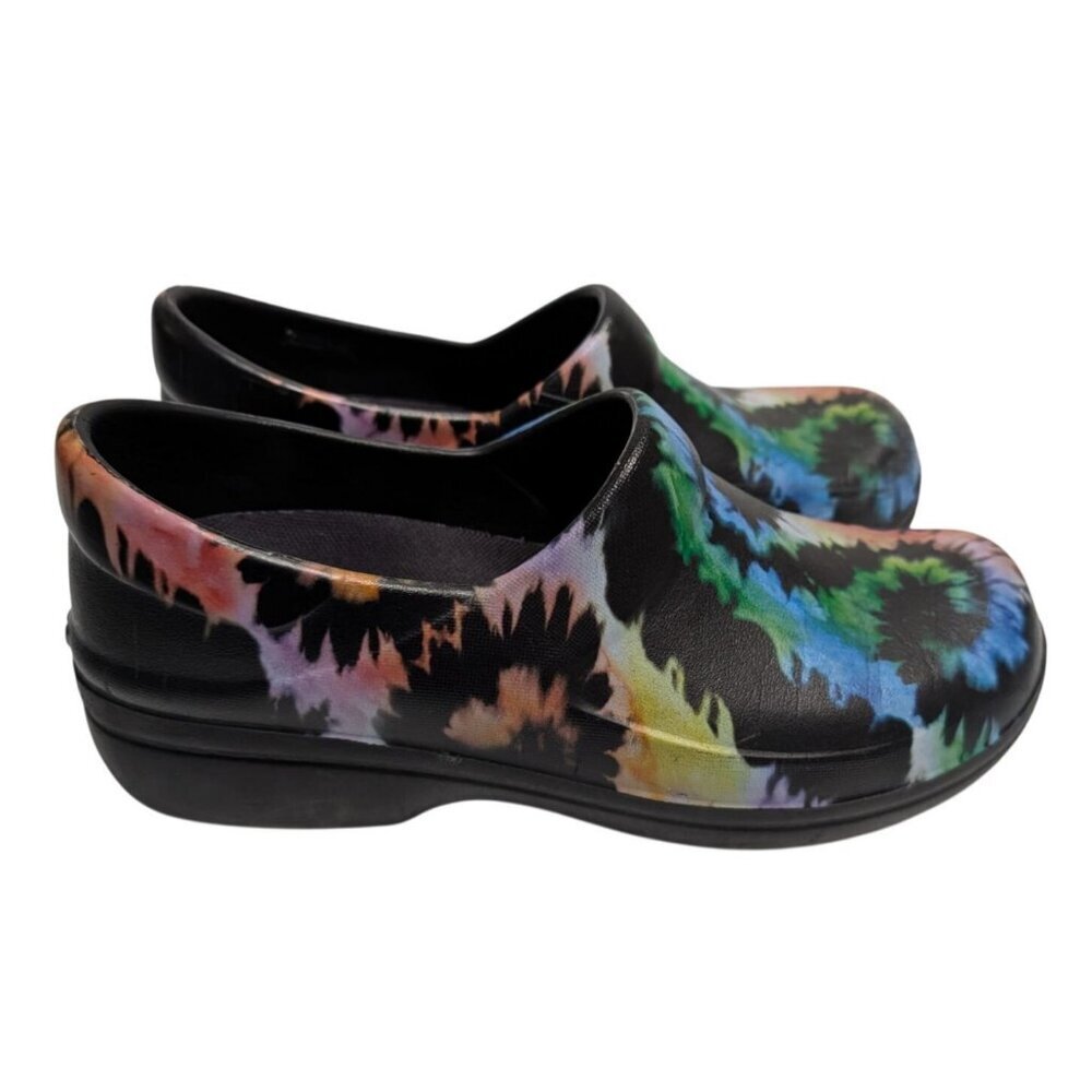 Crocs Neria Pro II Graphic Clog Tie Dye Work Nursing Shoes Womens Size 8